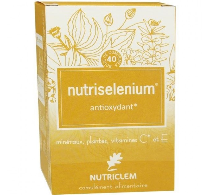 Антиоксидант против старения Nutriselenium Antioxidant NUTRICLEM 40 таблеток