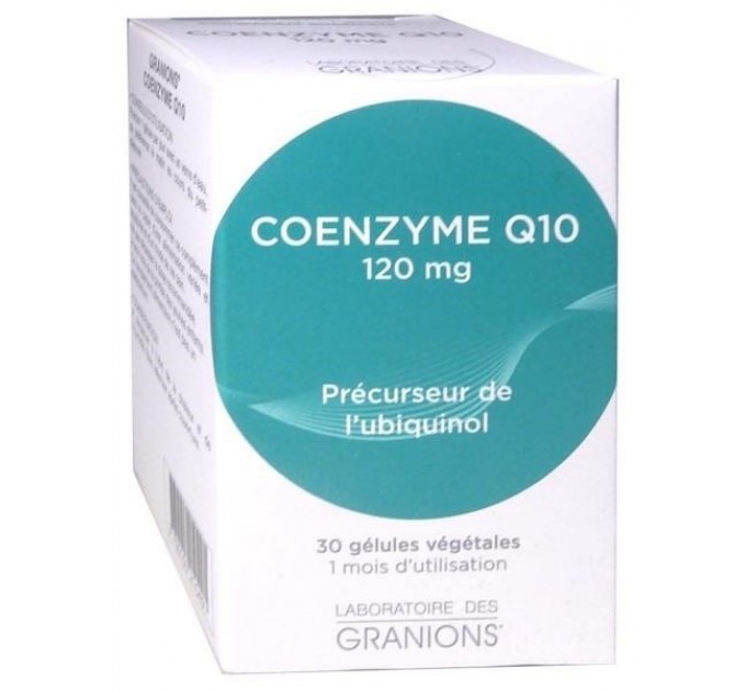 Коэнзим Coenzyme Q10 GRANIONS 120 мг 30 капсул
