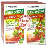 Витамины Ацерола ARKOVITAL ACEROLA Arkopharma 1000 мг сет 2 упаковки