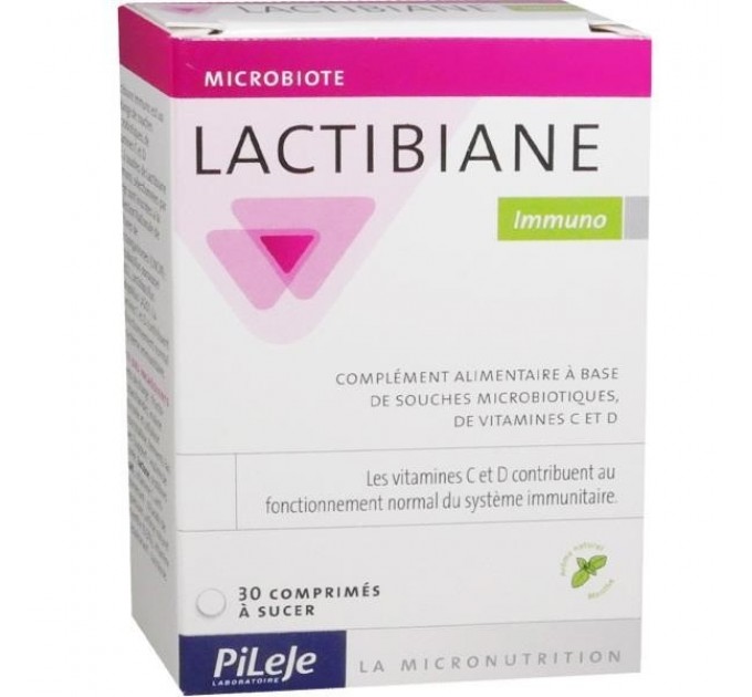 Капсулы для иммунитета Lactibiane Immuno PILEJE 30 таблеток  