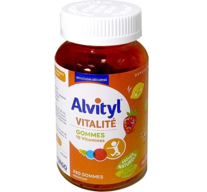 Витаминный комплекс 10 витаминов Alvityl Vitality Gums