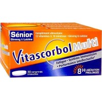 Мульти комплекс 12 витаминов и 10 минералов Vitascorbol Multi Senior 30 таблеток