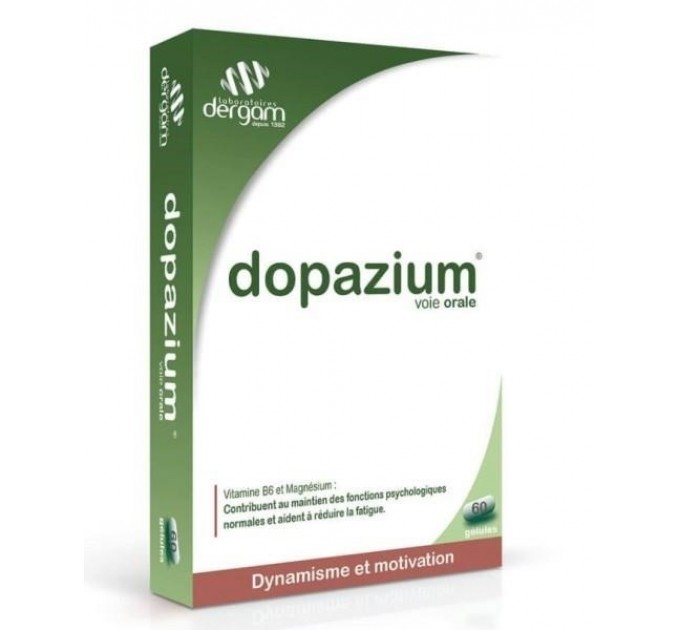 Витаминный комплекс для восполнения энергии Dergam Dopazium Dynamisme 60 капсул