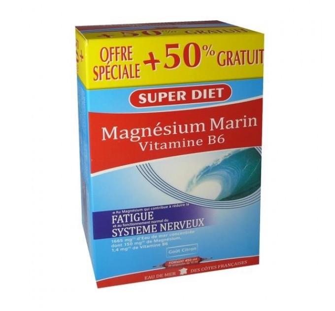 Морской магний. Magnesium Marin b6. Super Diet Magnesium Marin vitamine b6. Magnesium Marin b6 + французский. Магний морской Magnesium Marin b6.