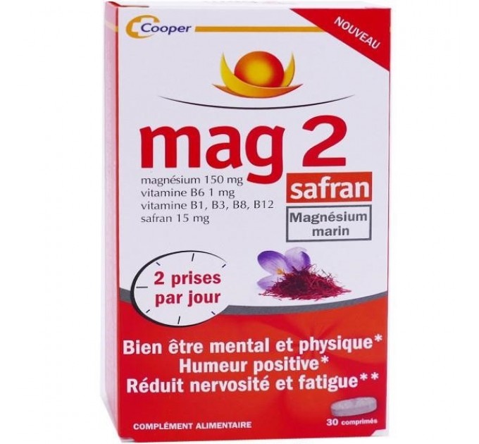 Mag 2 шафран морской магний 30 таблеток