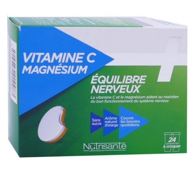 Питательный нервный баланс витамин с магний 24 таблетки