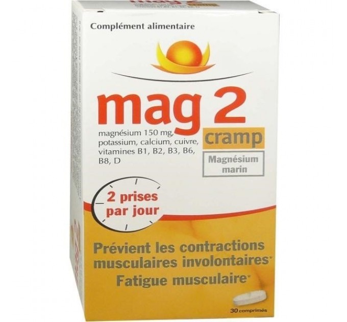 Mag2 судорога магния марин 30 таблеток