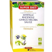 Комплекс для памяти Quatuor Mémoire de SUPER DIET 20 флаконов