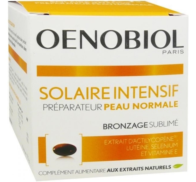 Интенсивный солнечный препарат энобиол 30 капсул
