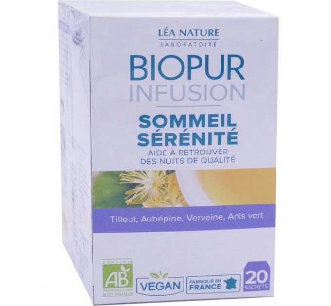Настой для сна biopur serenite 20 органических пакетиков