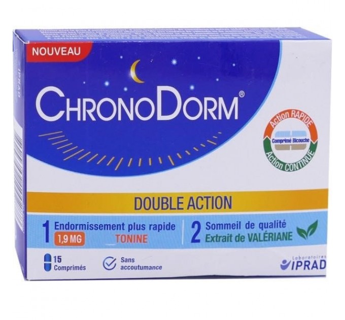 Хронодром двойного действия 15 таблеток для сна