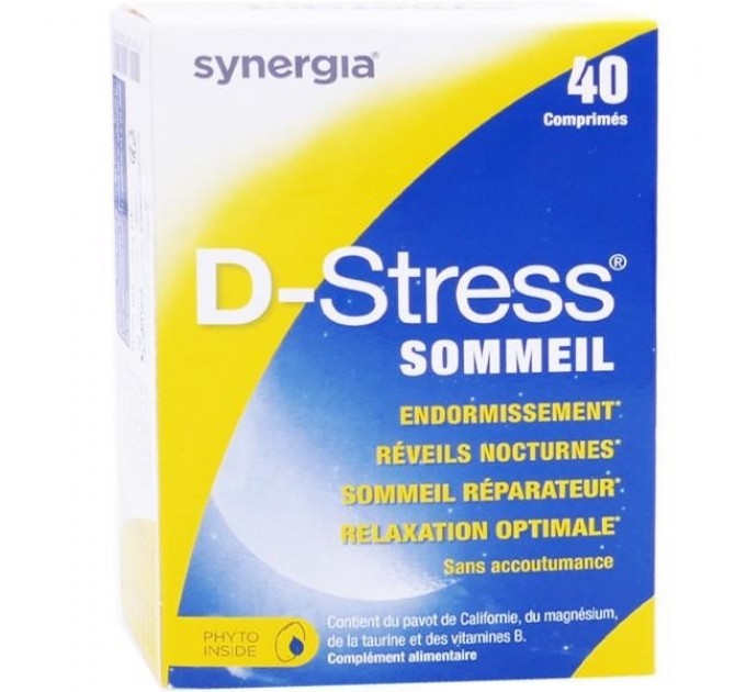 Synergia D-Stress Sleep 40 таблеток