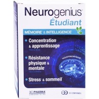 Комплекс память+интеллект NEUROGENIUS Mémoire & Intelligence 3C Pharma 30 таблеток