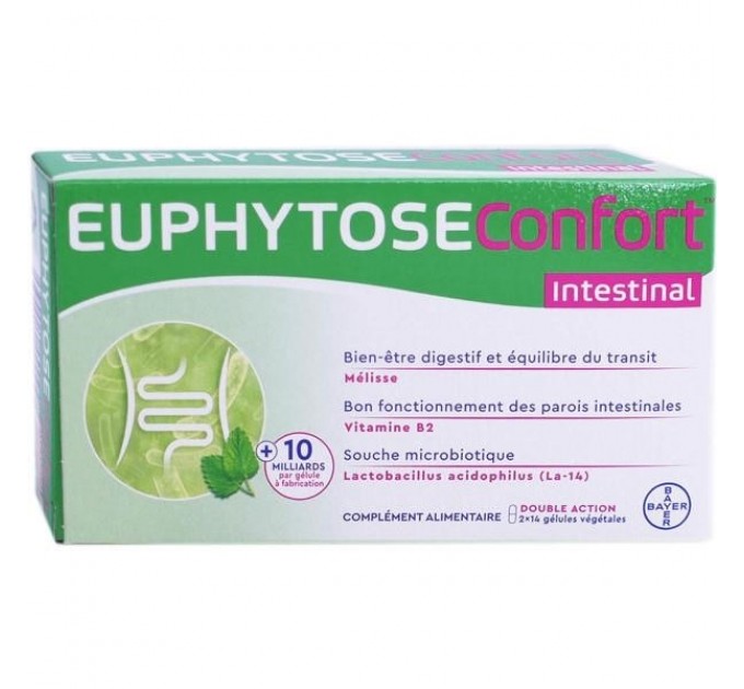 Капсулы для пищеварения Euphytosis Intestinal Comfort 28 капсул