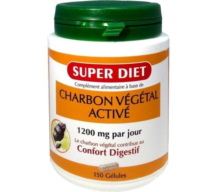 Super Diet Charcoal Vegetal Active 150 капсул