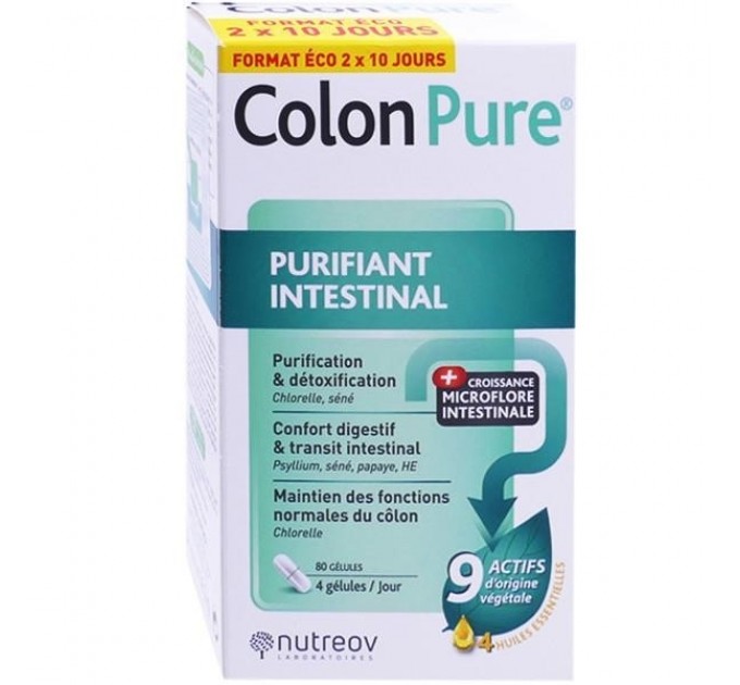 Nutreov Colon Pure Intestinal Purifying 80 капсул