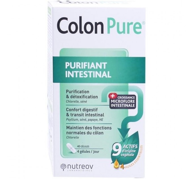 Nutreov Colon Pure Intestinal Purifying 40 капсул