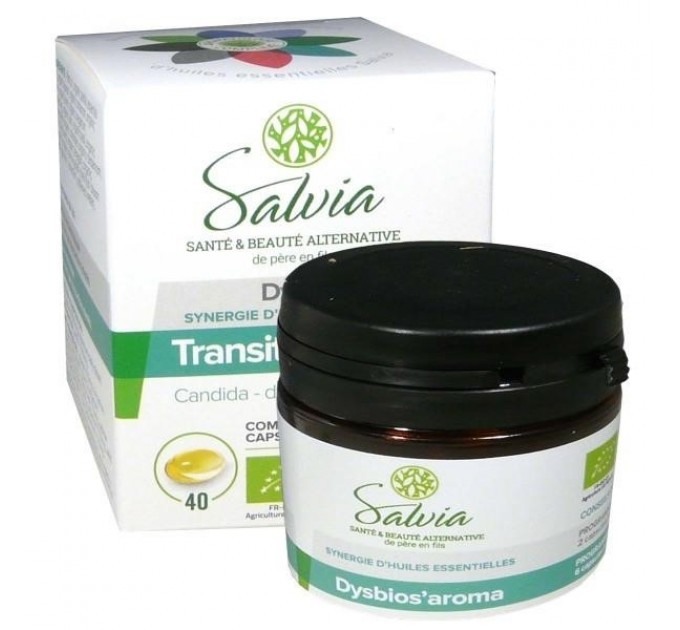 Органические капсулы Salvia Dysbios'Aroma Transit, 40