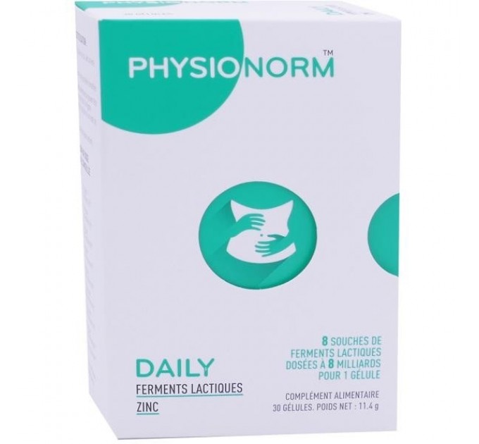 Physionorm Daily Zinc Lactic Ferments 30 капсул