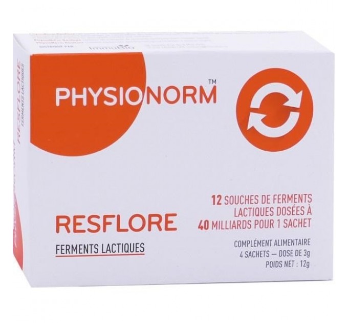 Physionorm Resflore Lactic Ferments 4 пакетика 3G