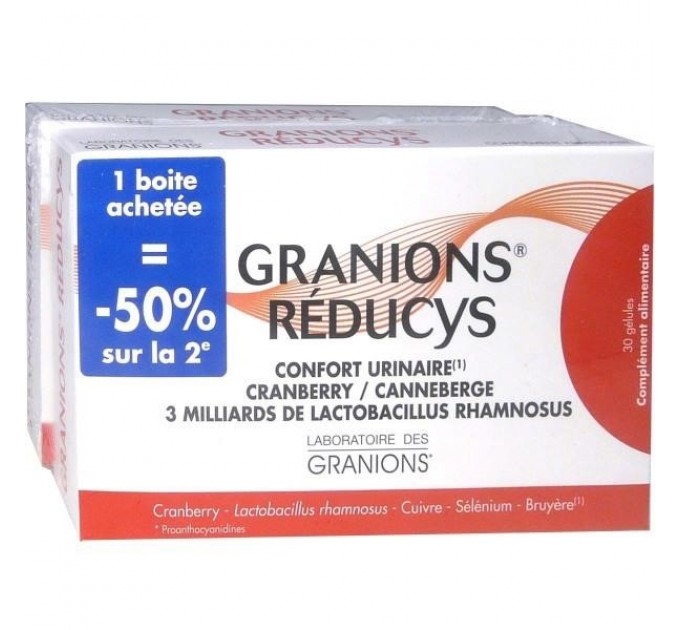 Granions Reducys Urinary Comfort 2X30 капсул