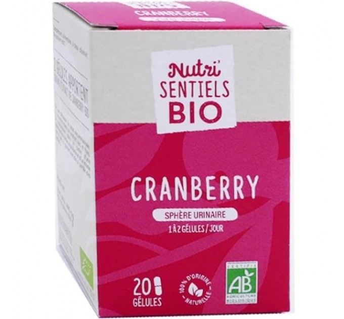 Nutri Sentiels Bio Urinary Cranberry 20 капсул