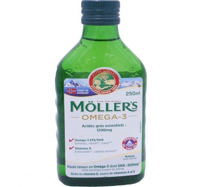 Moller'S Omega 3 250 мл Натуральный ароматизатор