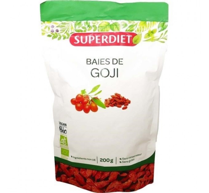 Superdiet Goji Berries 200 G Bio