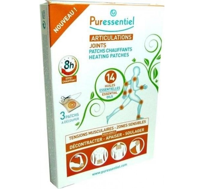 Puressentiel 14 Нагревательные накладки для суставов X3