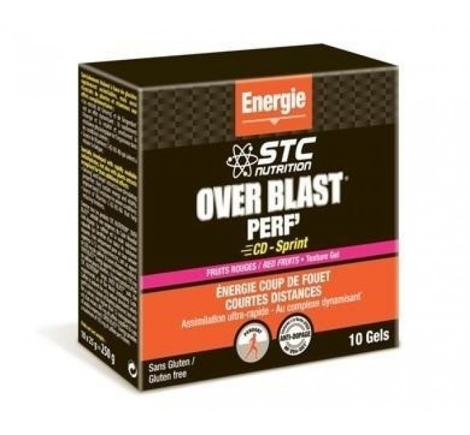 Stc Nutrition Over Blast BCAA 10 мятных гелей