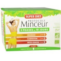 Комплекс для похудения 3 фазы Protocole Minceur de SUPER DIET 30x15 мл  