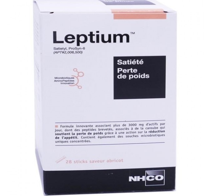 Комплекс для похудения NHCO Leptium Saveur Abricot 28 шт