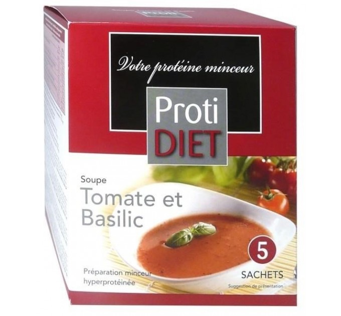 Protidiet томатно-базиликовый суп 5 пакетиков