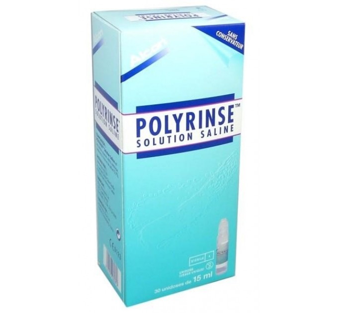Солевой раствор для линз Alcon polyrinse 30x15мл