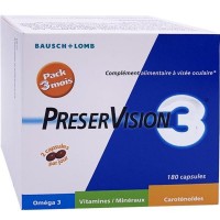 Капсулы против старения глаз Bausch lomb preservision 3 180 капсул
