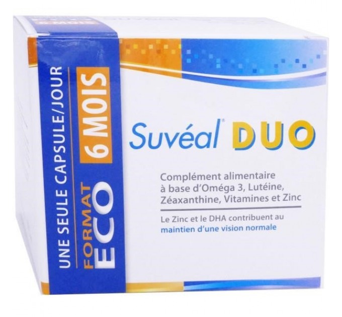 Suveal duo 180 капсул 6-месячный эко-пакет