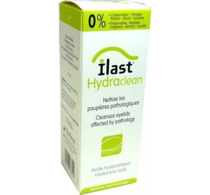 Ilast hydraclean очищает патологические веки 50 мл