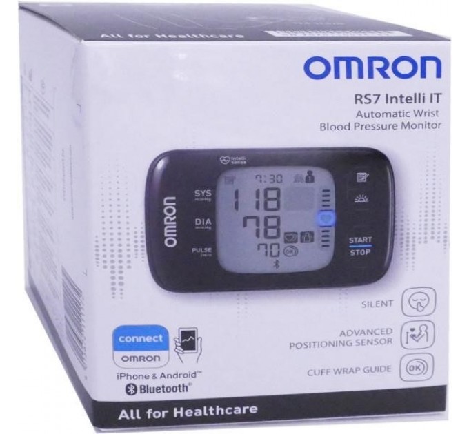 Omron rs7 intelli it монитор артериального давления на запястье