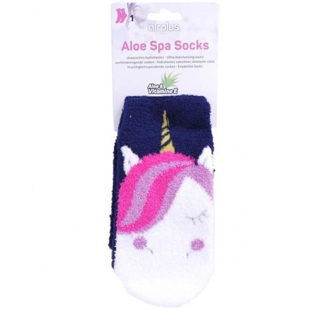Носки для спа airplus с алоэ, носки с единорогом