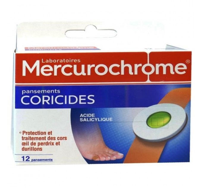 Меркурохром 12 корицидные повязки