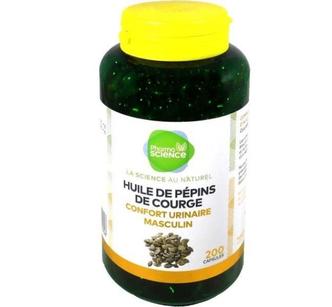 Органическое масло тыквенных семечек pharmascience 200 капсул