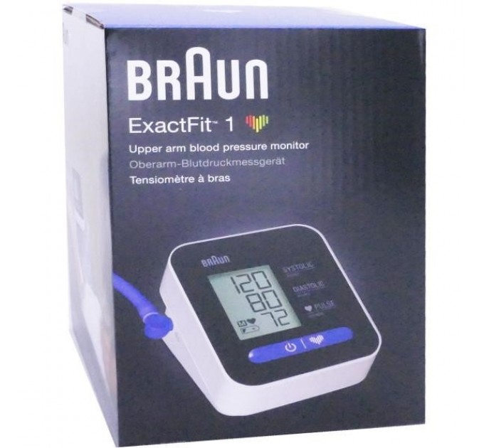 Измеритель артериального давления на предплечье braun exactfit 1