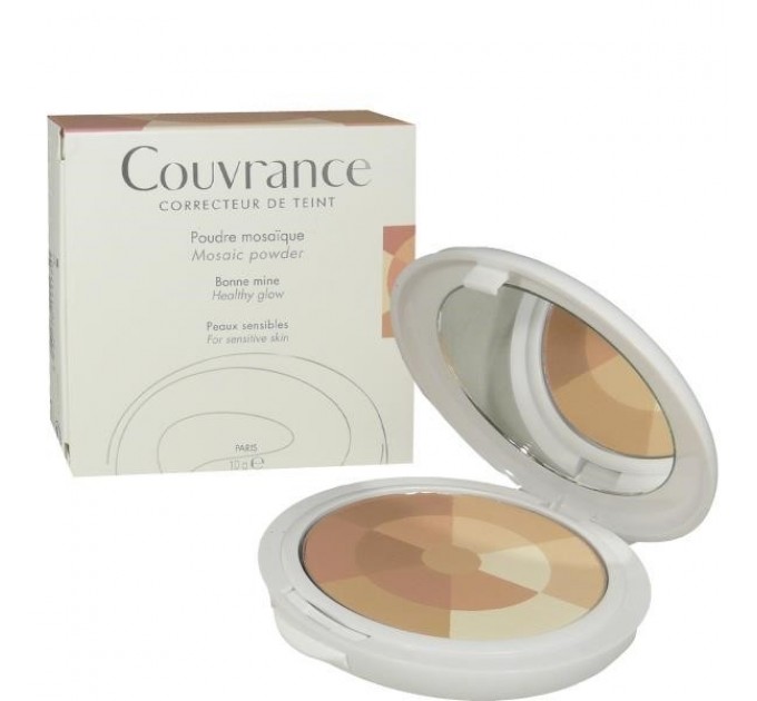 Мозаичная пудра avene coverage corrector для здорового сияния 10 г