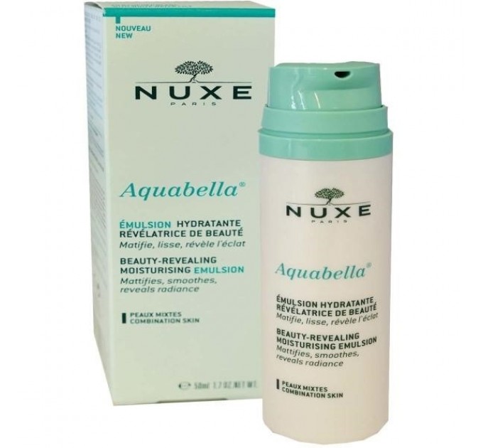 Увлажняющая эмульсия nuxe aquabella 50 мл для комбинированной кожи