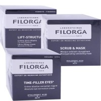 Набор Filorga Pack Time-Filler Eyes 15 мл + Scrub & Mask 55 мл + Lift-Structure 50 мл