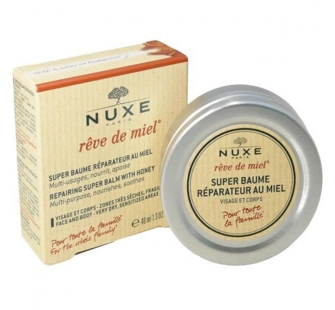 Nuxe reve de miel супер восстанавливающий бальзам с медом 40 мл