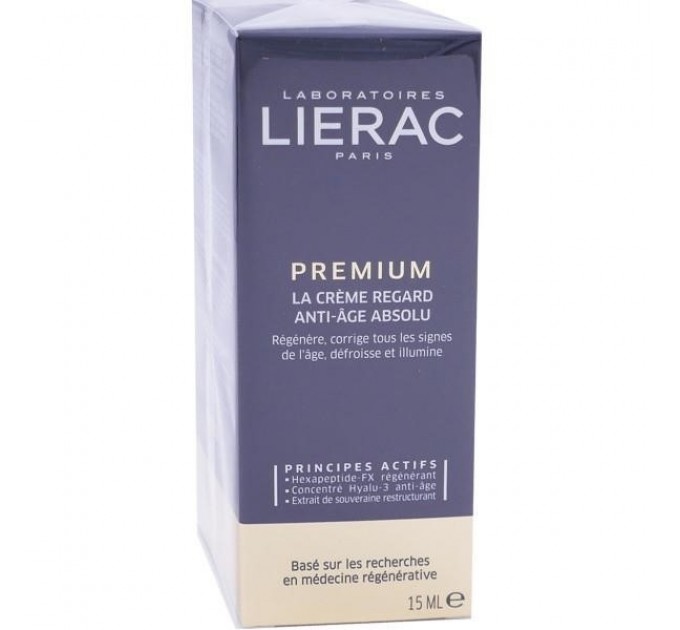 Lierac premium антивозрастной крем для кожи вокруг глаз 15 мл
