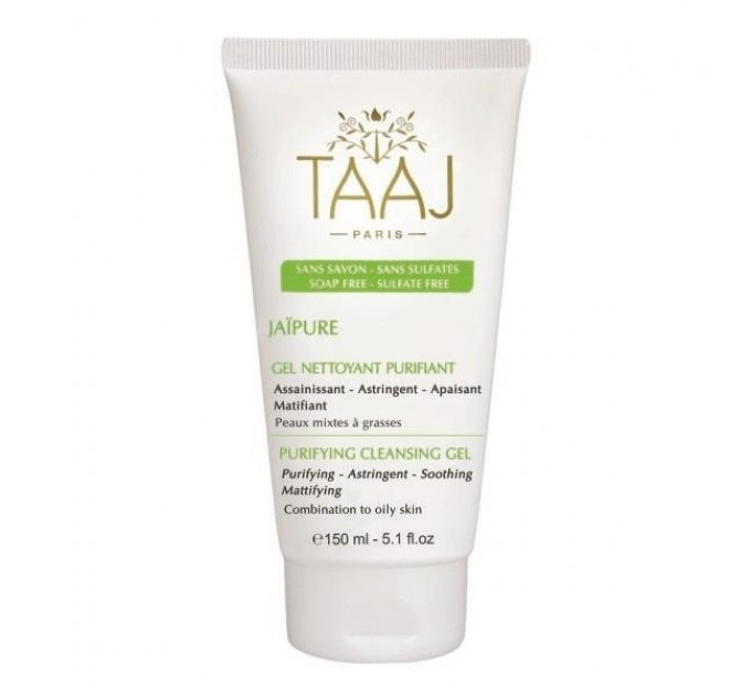 Taaj jaipure purifying cleansing gel 150ml - очищающий очищающий гель