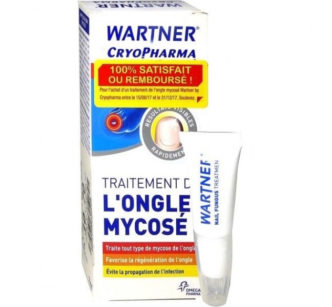 Лечение грибка ногтей Cryopharma Wartner Traitement Ongle mycosé 7 мл