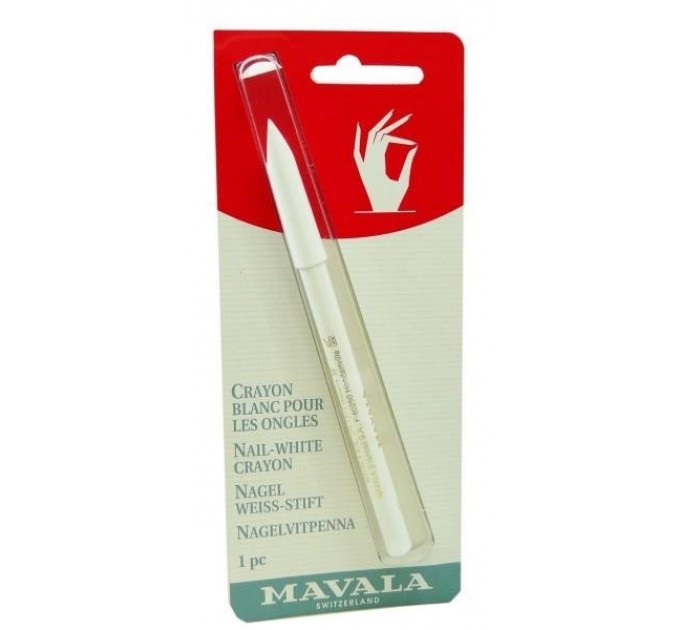 Белый карандаш mavala для ногтей